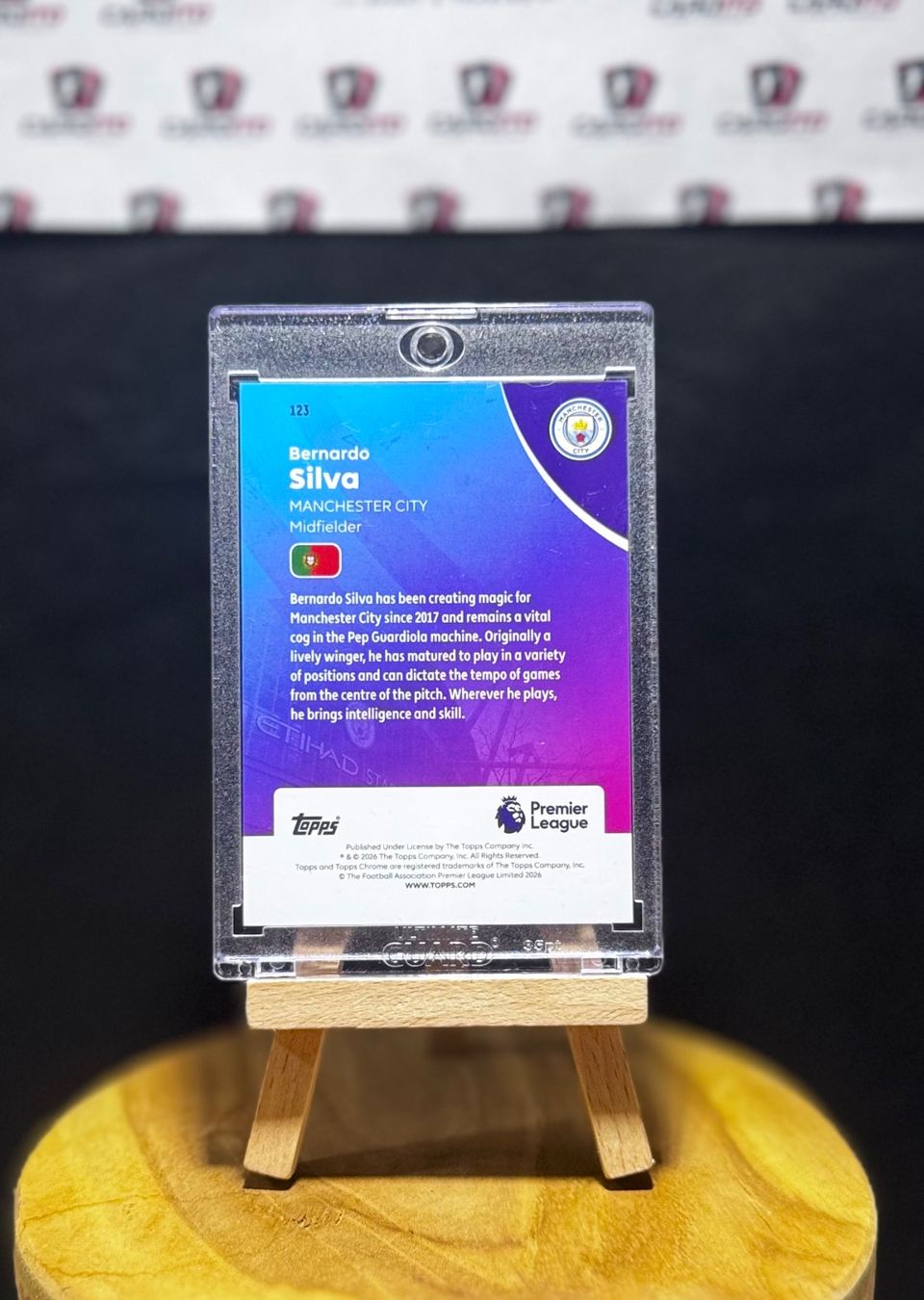 Topps Carte collezionabili: 2025-26 Topps Chrome EPL Bernardo Silva 9 /10 Black Raywave – Usato da Reconvilier venduto da Cardito 1