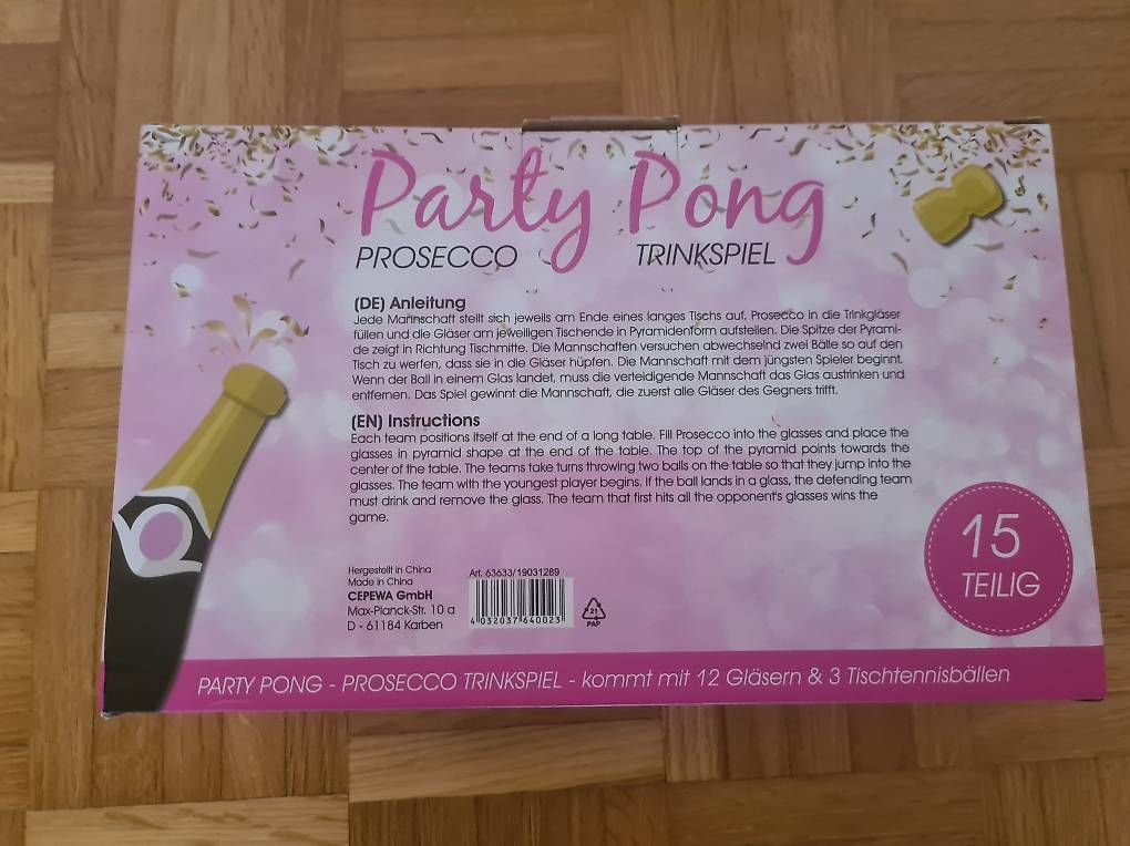 Giochi: Party Pong – Nuovo e nell'imballaggio originale da Bern venduto da ast_k5pn 1