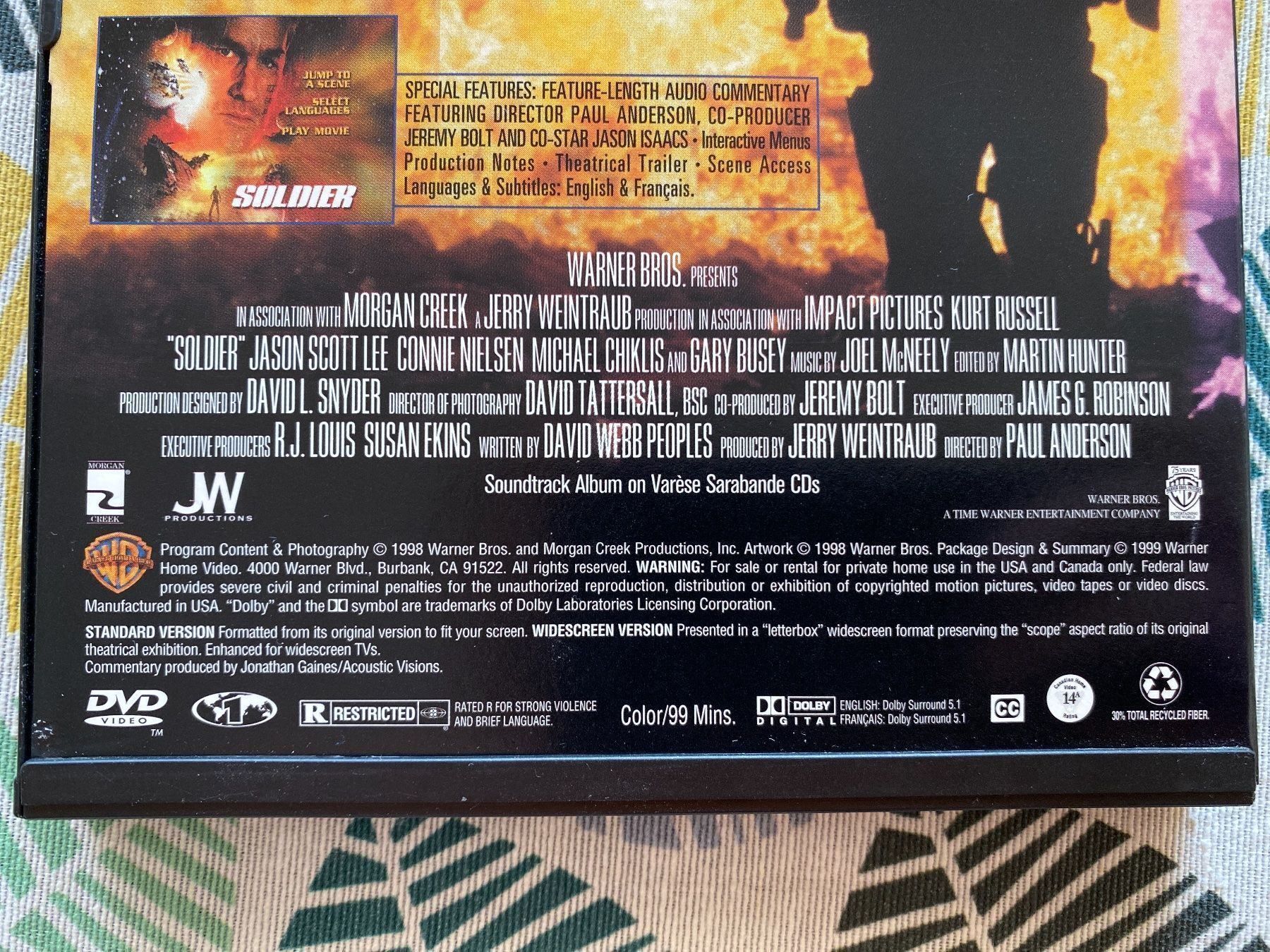 Alle DVDs: Soldier - dvd zone 1 - français – Neu (gemäss Beschreibung) aus Aigle von St_anger 3