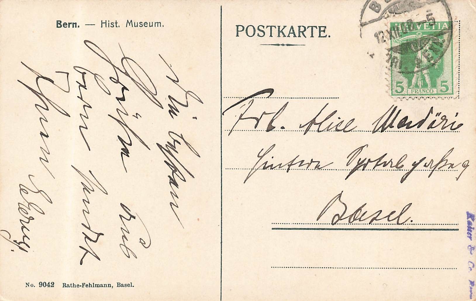 Cartoline postali: Bern (BE) Historisches Museum – Usato da Biasca venduto da Blenio71 1
