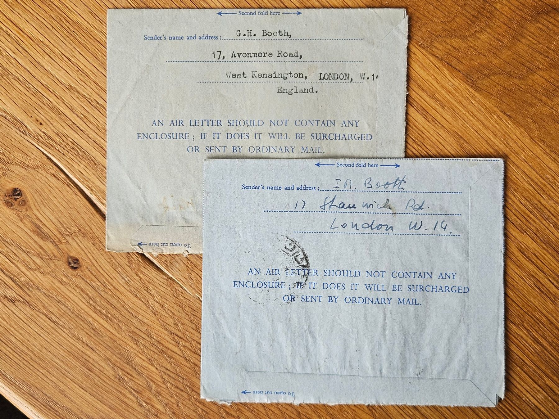 Tutti i francobolli: 2 Airmails nach Iran 1957 – Nuovo (secondo la descrizione) da Buttikon SZ venduto da Marcelr 2