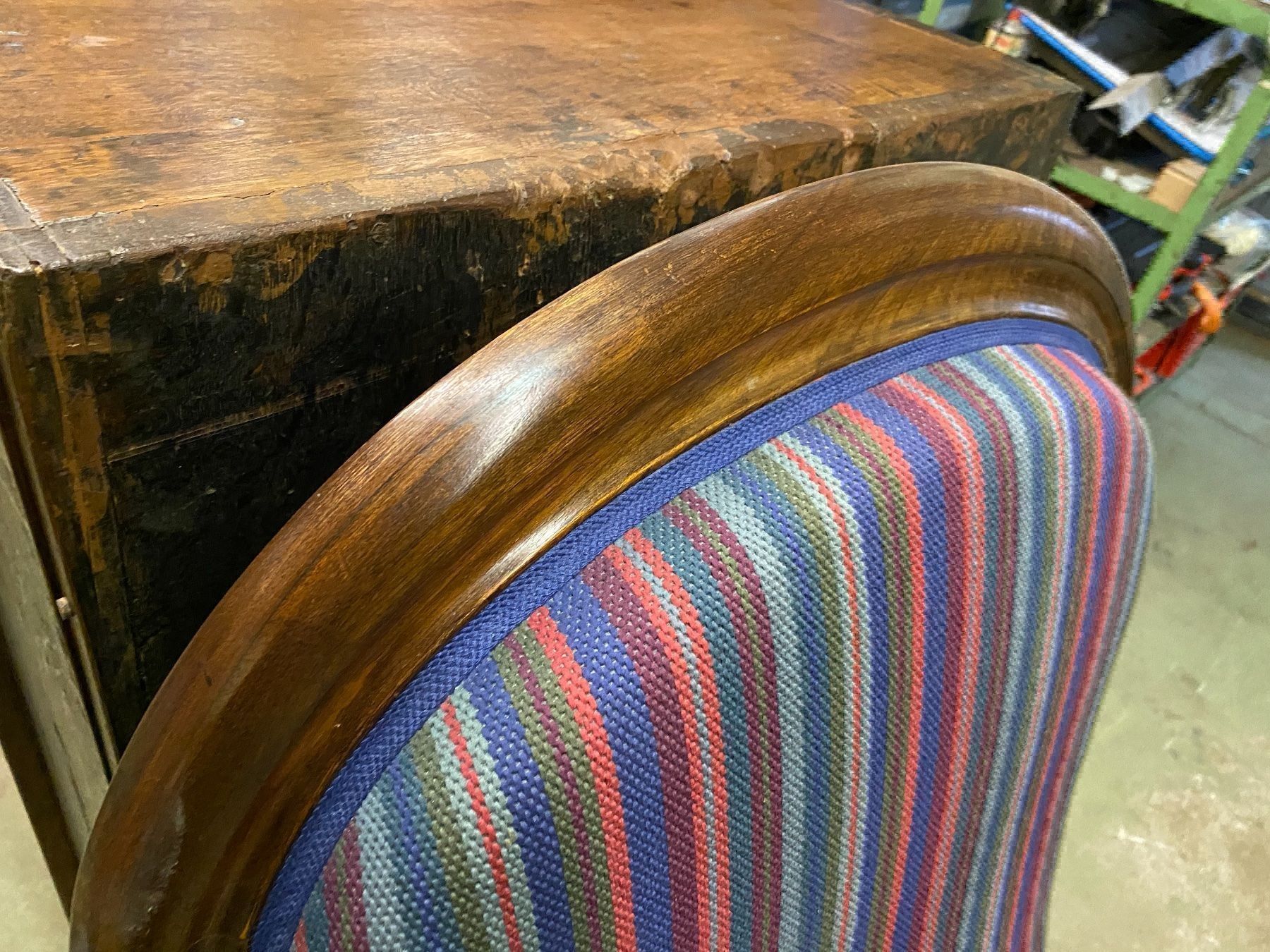 Sessel: schöner alter Sessel massivholz – Gebraucht aus Necker von liq24 3