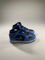 Air Jordan 1 Mid University Blue Black (GS)