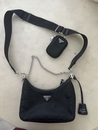 Prada Re-Edition 2005 Nylon Bag - Schwarz wie neu