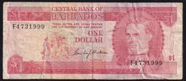 Barbados 1 Dollar 1973
