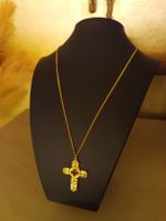 Schmuck Halskette Kreuz mit Magnet