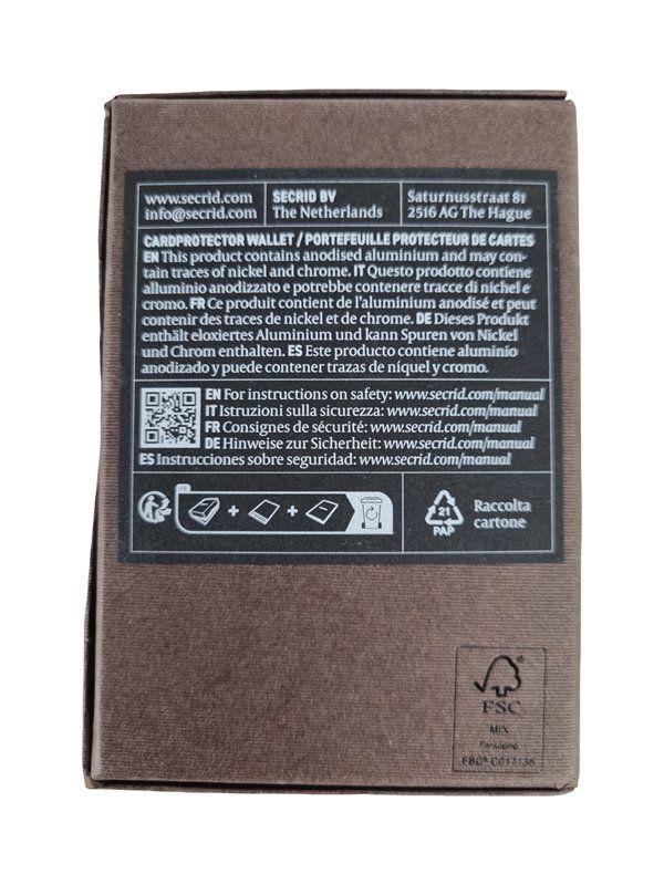 Secrid Portafogli: SECRID Mini-Brieftasche – Nuovo (secondo la descrizione) da Wangen b. Olten venduto da Restwert_Wangen 8