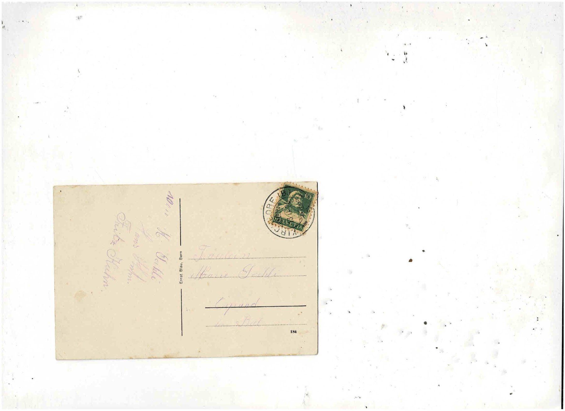 Cartoline postali: Kirchdorf 1927 – Usato da Sulz AG venduto da Oberdanne8 1