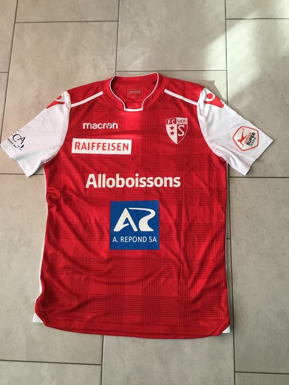 Maillots de corps & Pantalons: Trikot Maillot Maglia FC SION Jared KHASA – D'occasion à Vétroz par Moulb7