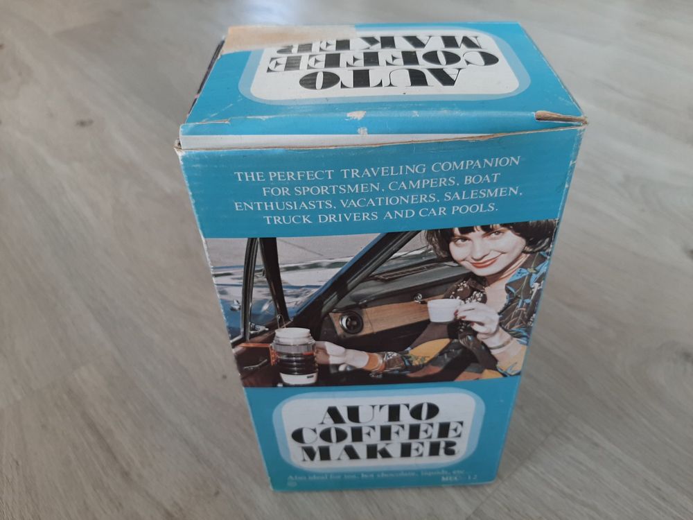 Vintage Oldtimer Auto Coffee Maker 60er 70er 12 V Kaffee OVP Kaufen