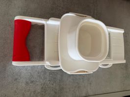 Gemüseschneider, Küchenreibe mit Auffangbehälter