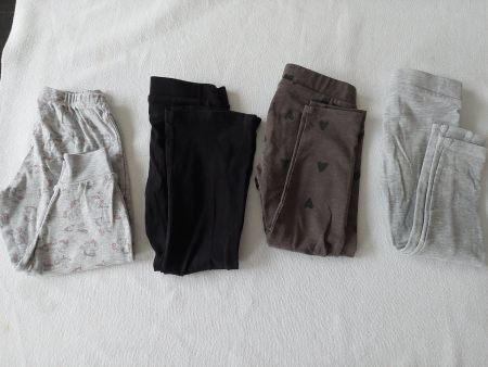 4 Stück 3/4 Leggins Grösse 104