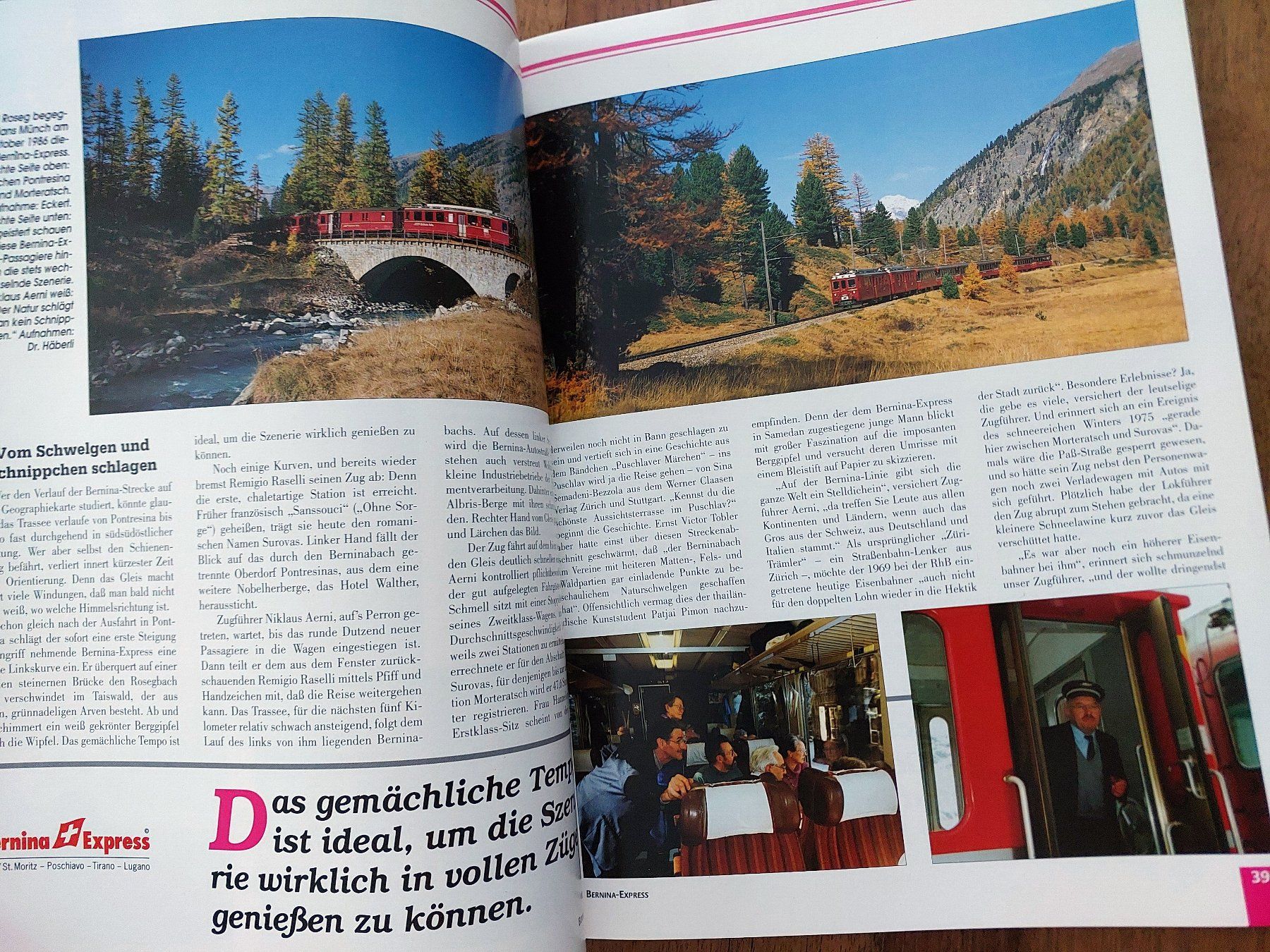Revues & Magazines: Eisenbahn-Kurier - EK-Special Bernina-Express – D'occasion à Schönenwerd par Steidi 7