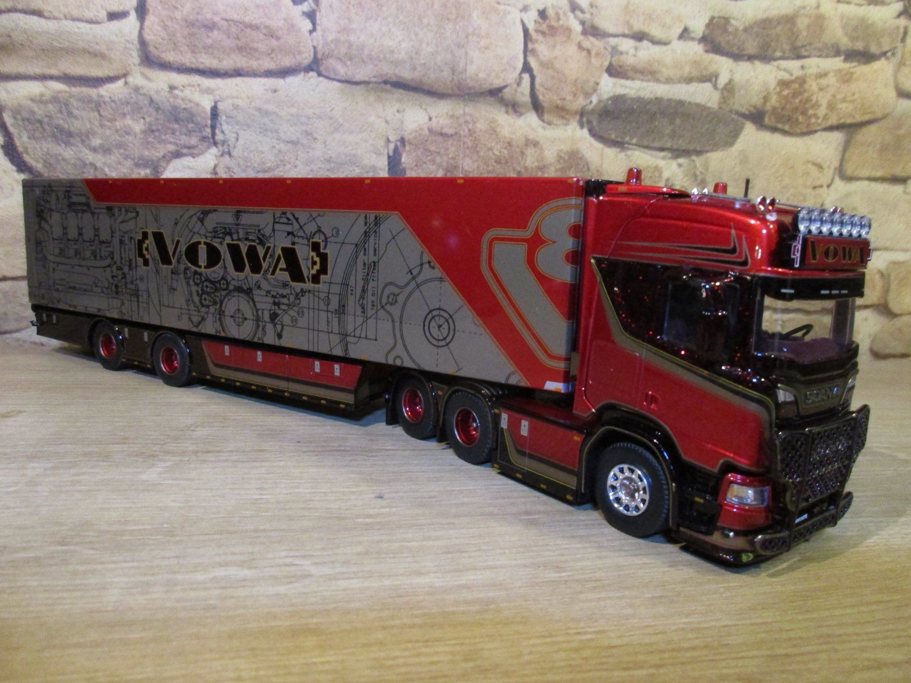 Tekno Modellini d'auto: Tekno 1:50  Scania Vowa – Nuovo (secondo la descrizione) da Ennetmoos venduto da Truckdiver 4
