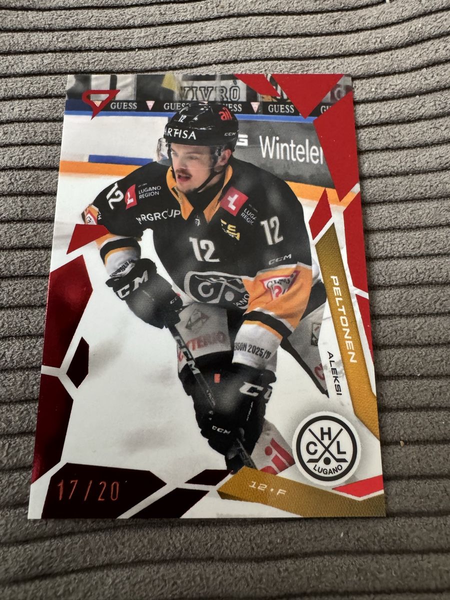 Sportzoo Sammelbilder & Trading cards: HC Lugano - Aleksi Peltonen - Limitierte Karte 17/20 – Neu (gemäss Beschreibung) aus Rapperswil SG von ste_99