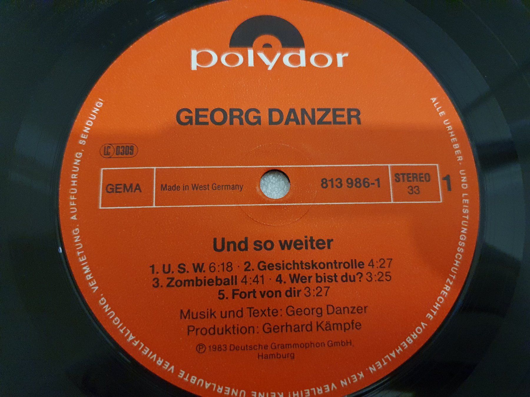 Dischi in vinile: Georg Danzer – Und So Weiter – Usato da Uster venduto da Vinyl-Leidenschaft 3