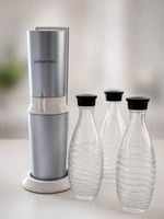 Sodastream Kristall Edition mit 3 Glasflaschen