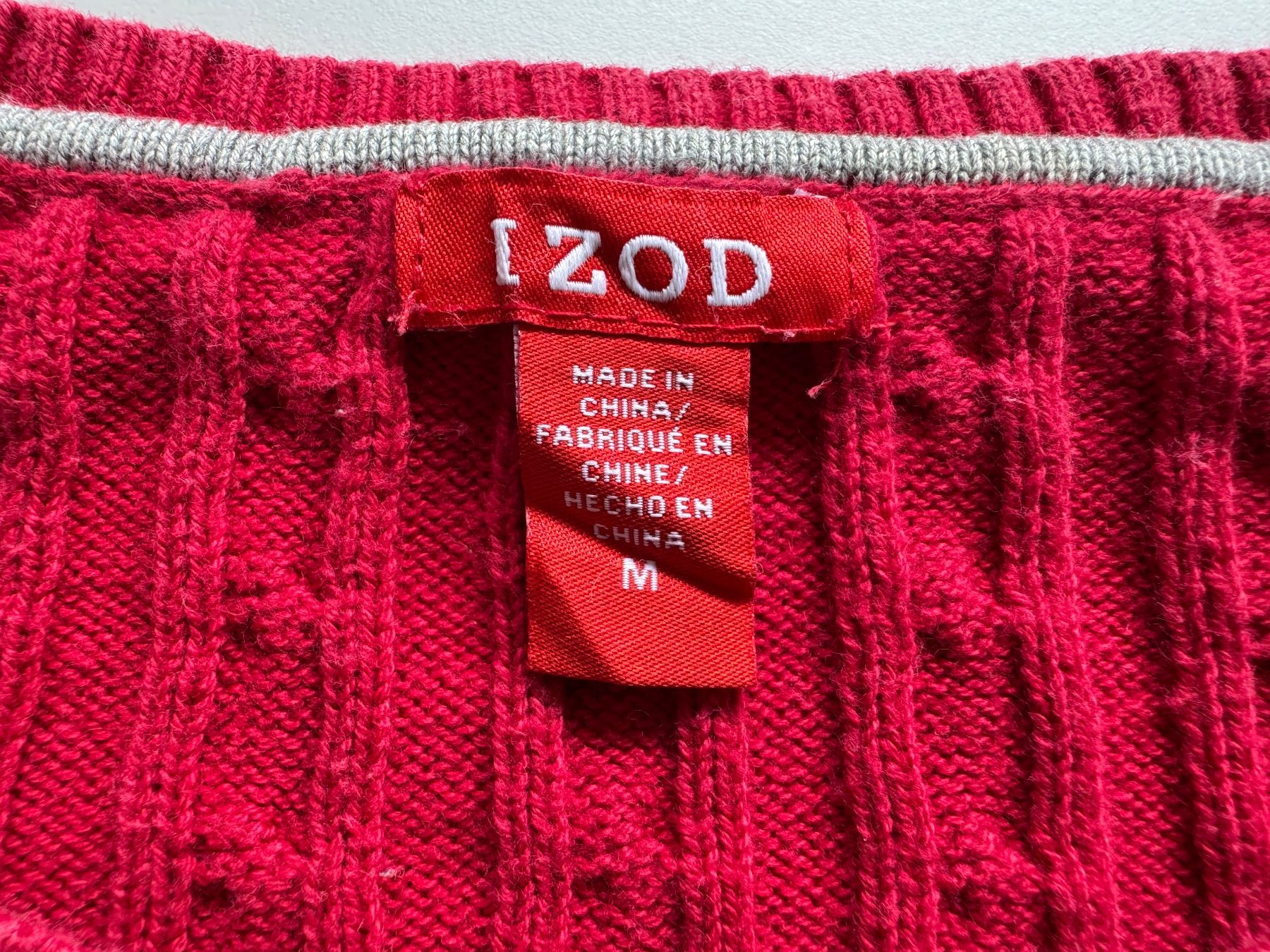 Maglioni & Felpe: Izod pullover cable knit 100% cotton Women Sz M – Usato da Neuchâtel venduto da _Easy_to_Find_ 1