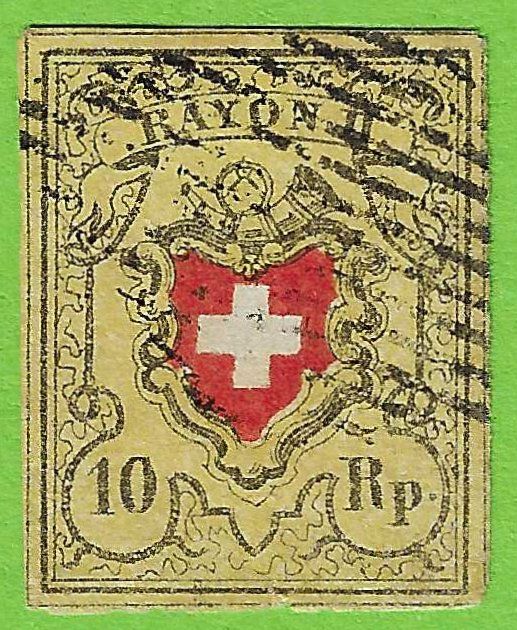 Tutti i francobolli: Rayon II (16II) T3 E LO – Usato da Biberstein venduto da Jura39