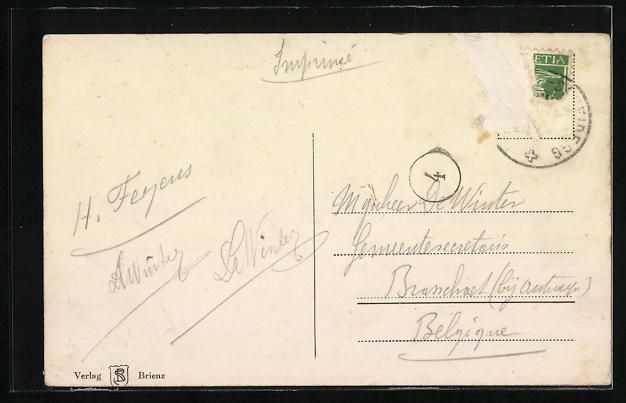 Cartoline postali: Kleine Scheidegg, Ortspartie mit Jungfra – Usato da Berlin venduto da bartko-reher 1