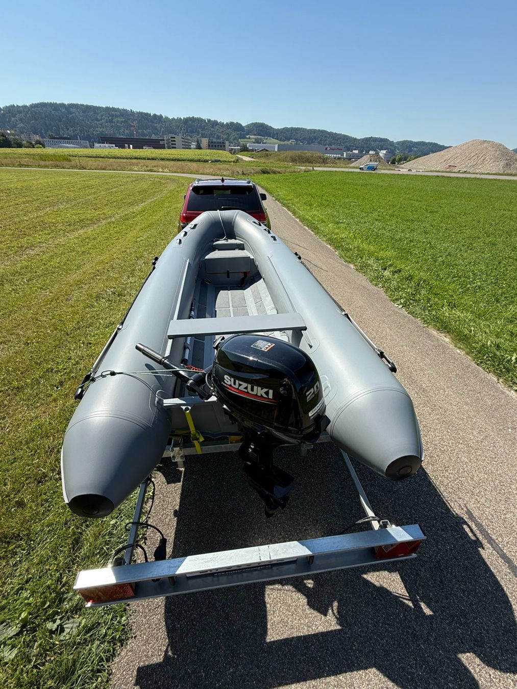 Quicksilver Barche: Motorboot Quicksilver AluRib 420 MIT Anhänger – Usato da Böbikon venduto da Domplex 3