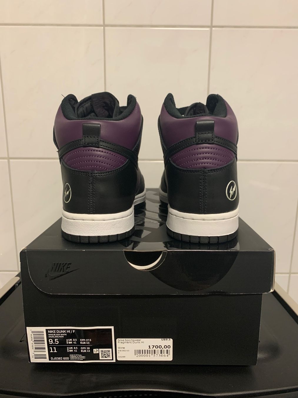 Nike Scarpe da uomo: Nike Dunk High Fragment Beijing Neu !! EU 43 – Nuovo e nell'imballaggio originale da Tuggen venduto da Kawest0 1