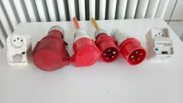 Diverse Stecker 380/ 220 Volt