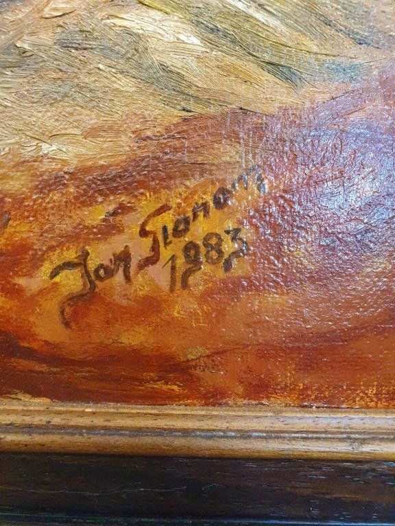Gemälde: Jagdbild Rehbock – Gebraucht aus Urnäsch von Rothirsch1954 2