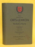 NEUES SCHWEIZERISCHES ORTS-LEXIKON MIT VERKEHRS-KARTE,1949