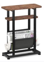 Beistelltisch mit Zeitungsablage 42 x 18 x 55