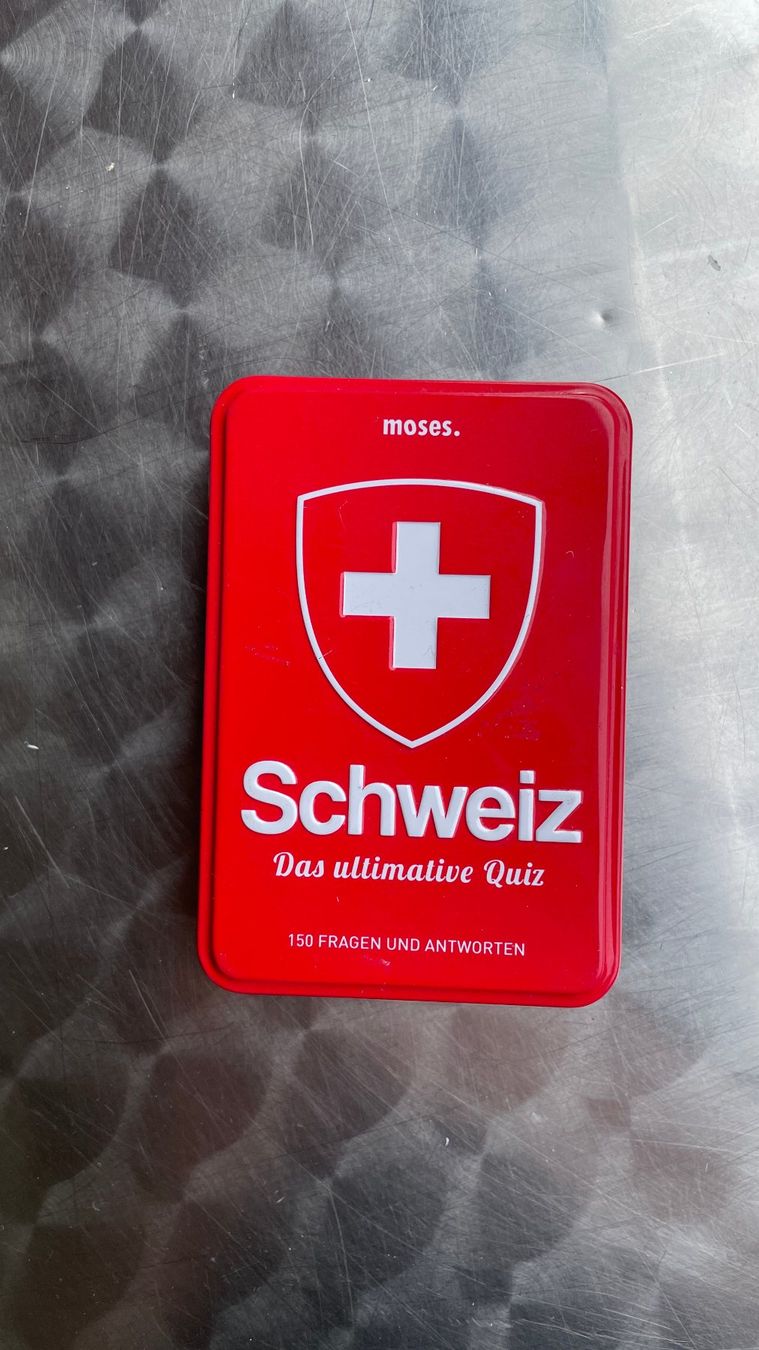 Spiele: Schweiz Das ultimative Quiz in Blechbox – Gebraucht aus Glattfelden von cybermaxx