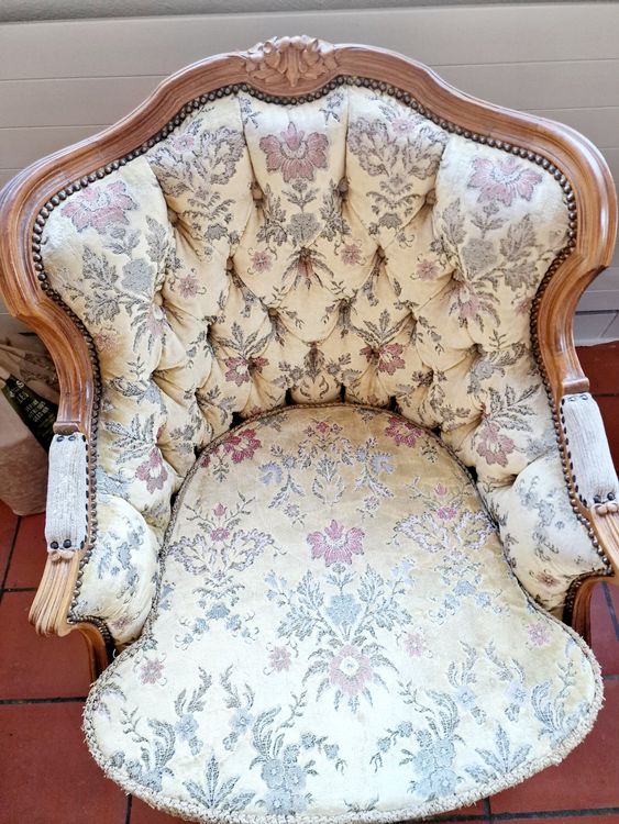 Divani: Antikes Sofa-Set mit 2 Sessel, Vintage Look, Top Zustand – Usato da Ramsen venduto da fri_j878 4