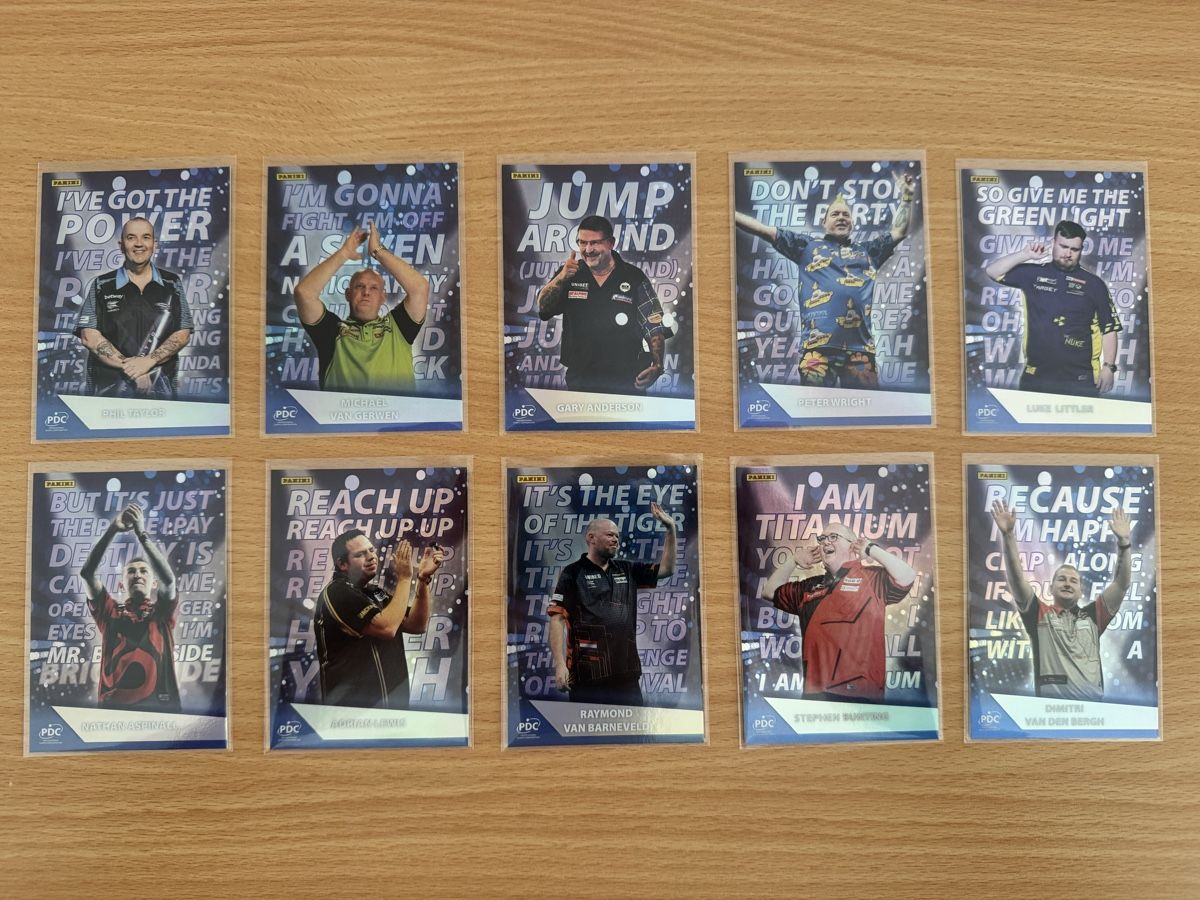 Panini Carte collezionabili: x88 Panini PDC Darts Premier League Base & Insert komplet – Nuovo (secondo la descrizione) da Lützelflüh-Goldb venduto da Collector919 4