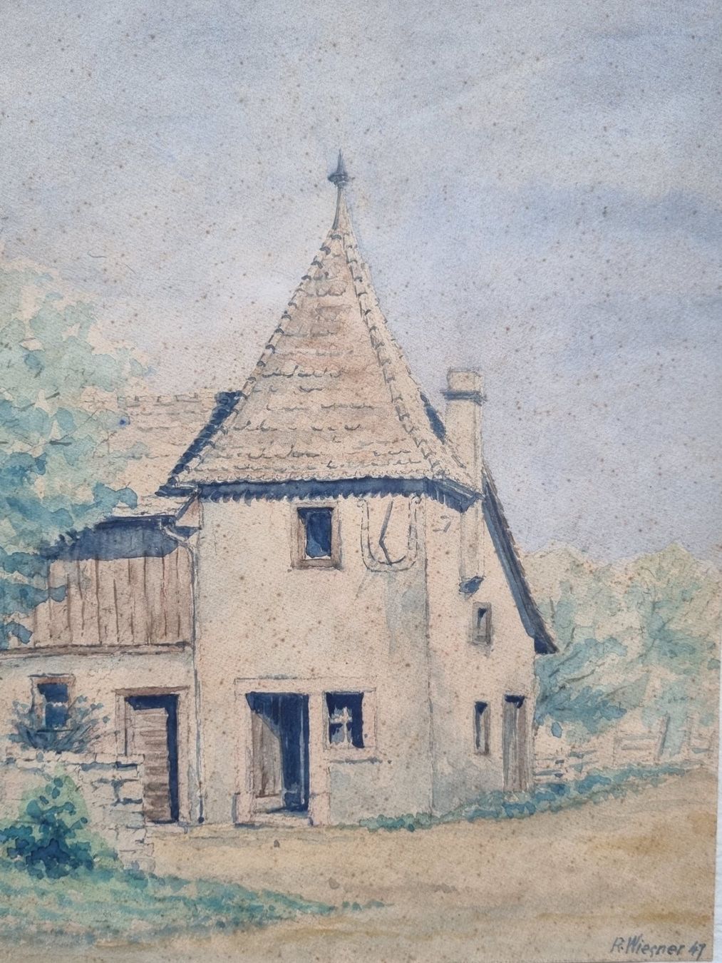 Dipinti: Aquarell R Wiesner – Usato da Schaffhausen venduto da Leveron13 5