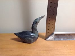 Eskimo Art Skulptur signiert - art inuit - Bird R. Parkinson
