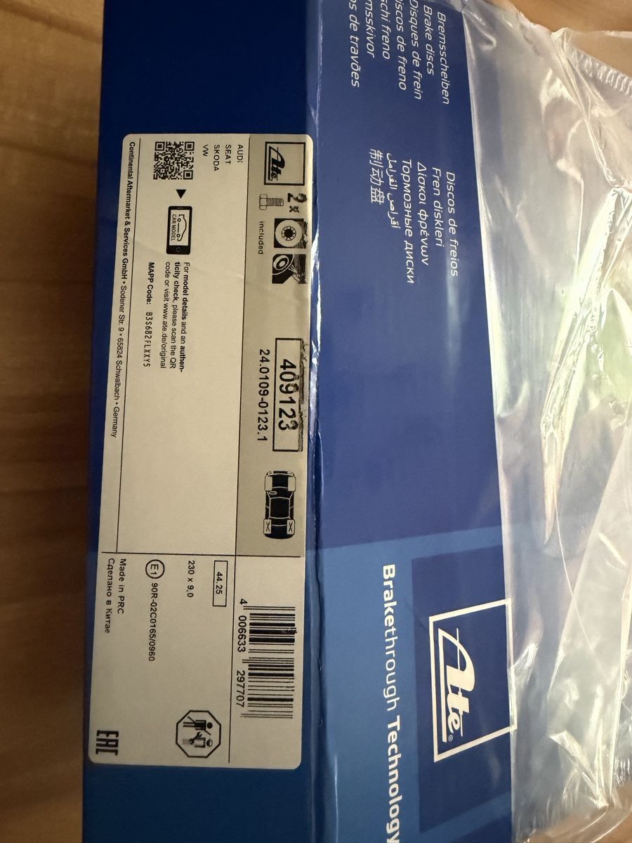 Tutti pezzi di ricambio auto: Disque de Frein – Nuovo e nell'imballaggio originale da Pompaples venduto da nik_p299 3