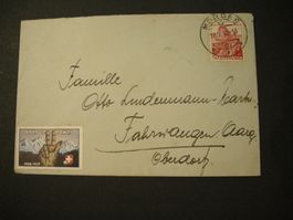 SOLDATENMARKEN BRIEF VON MORGE 17.V.40 NACH FAHRWANGEN