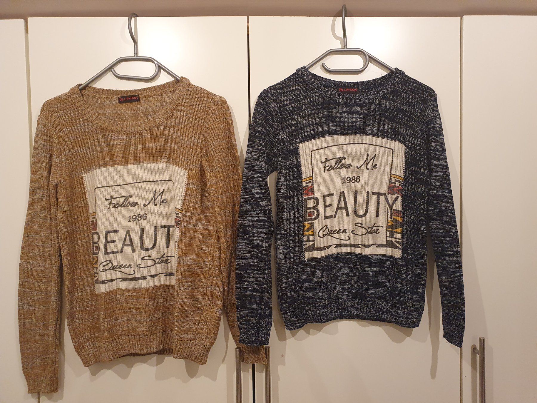 Maglioni & Felpe: 2 Strickpullover Gr. S blau & braun – Usato da Heinrichswil venduto da sabi2809