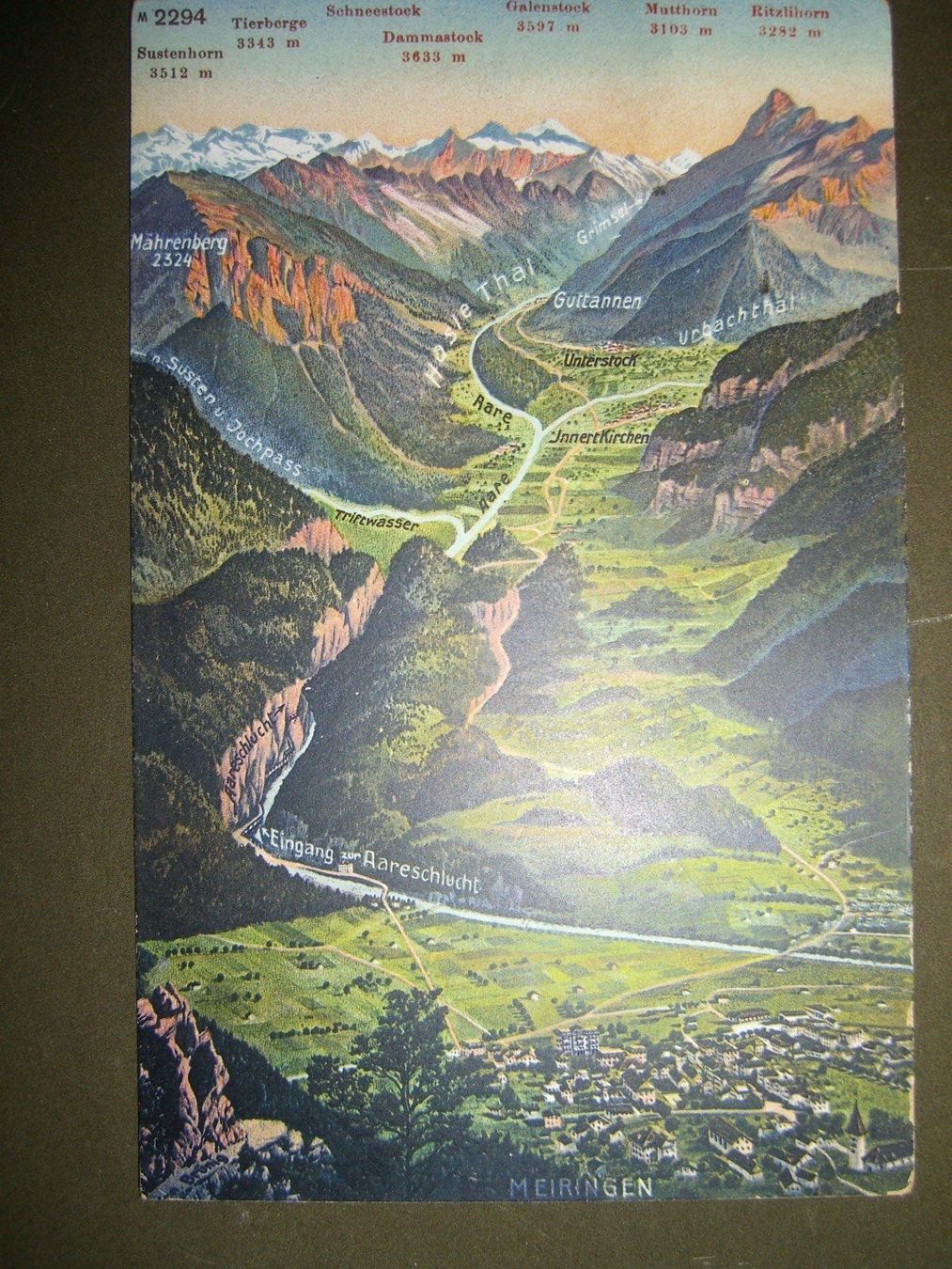 Cartes postales: Meiringen Ansichtskarte – D'occasion à Bischofszell par Joachim-115