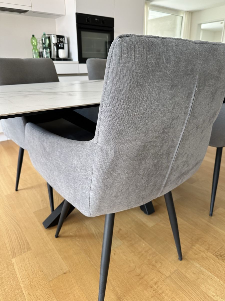 Tessuti: Sessel Stoff grau guter Zustand – Usato da Wädenswil venduto da mar_8jg5 1