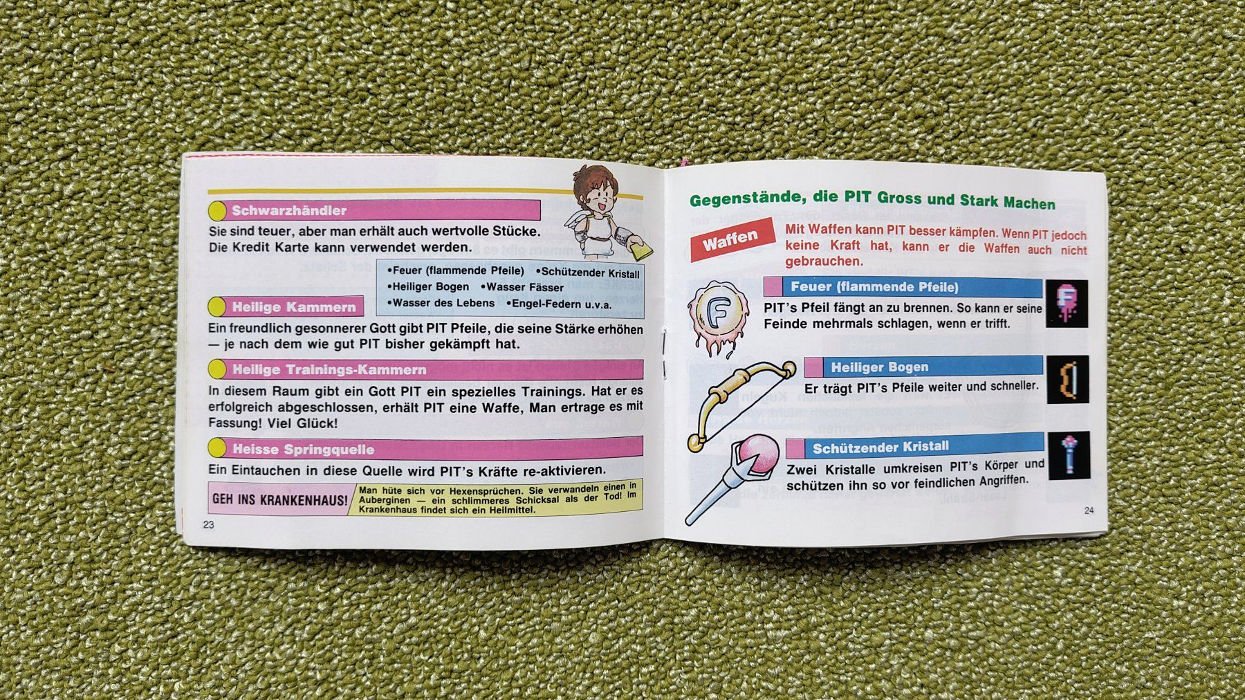 Spiele: Kid Icarus NES + Anleitung – Gebraucht aus Birwinken von GTOrg 1