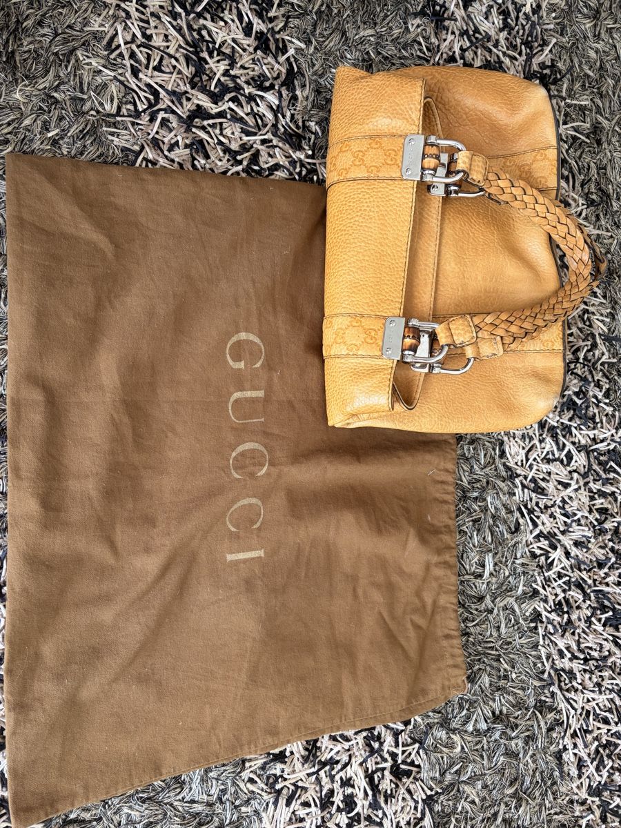 Gucci Borse da donna: Handbag original Gucci leather brown – Usato da Langnau am Albis venduto da Bodossekretaer 1