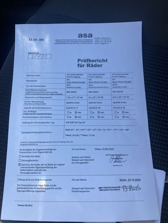 4 Aez Space Wheels Felgen zu Vw Golf 8, Audi A3, Seat Leon Comprare