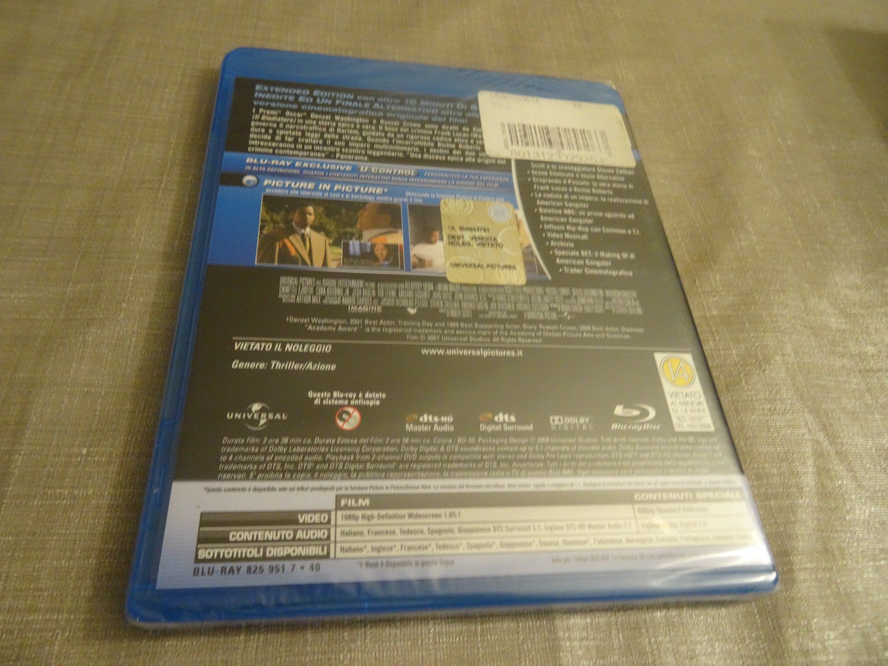 Alle DVDs: Originalverpackte Blu-ray: American Gangster – Neu und originalverpackt aus Olten von Disc-Verkauf 1