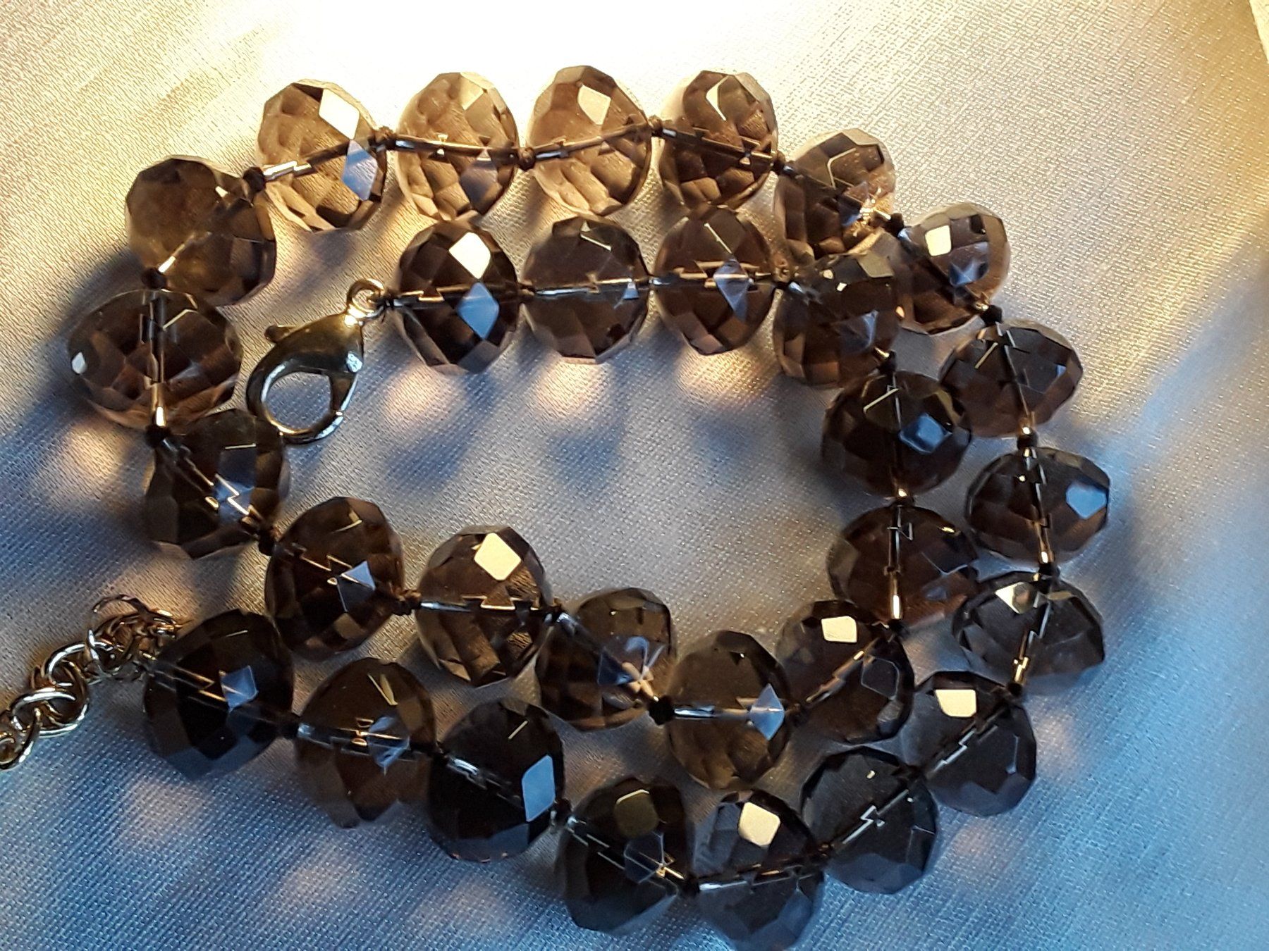 Catenine: Exclusives facettiertes RAUCH Quarz Collier – Usato da Zürich venduto da Aleick 1