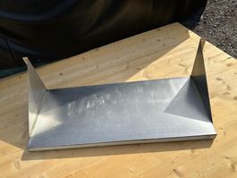 Wandbord - Edelstahl Gastro