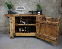 Werkbank, établi, Hobelbank, Werktisch z.B. als Sideboard