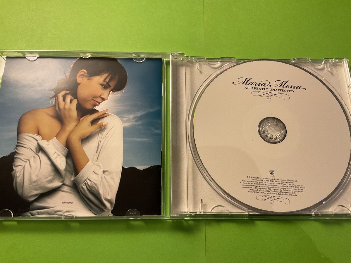 CD: Maria Mena - Apparently Unaffected CD - Top Zustand! – Usato da Steinach venduto da Quarkie 1