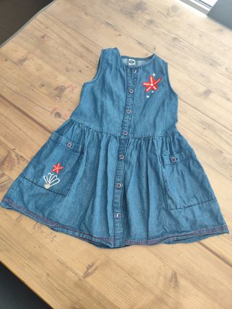 Mädchenkleid aus Jeans_Gr. 104 (3 bis 4 Jahre) von tuc tuc