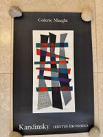 Siebdruck-Kunstplakat Wassily Kandinsky Galerie Maeght 1953